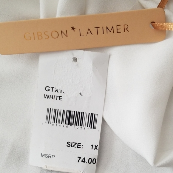 Gibson Latimer Button Down Blouse - Picture 5 of 7